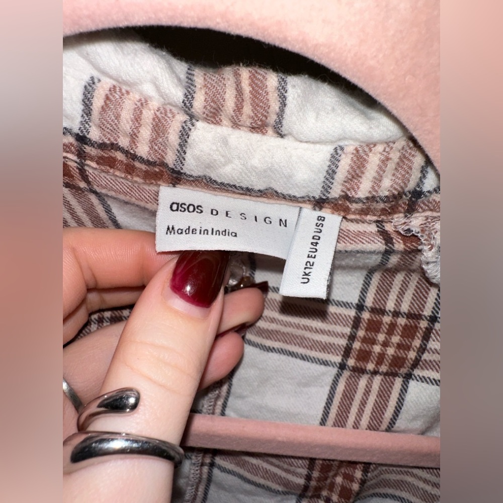 ASOS Plaid Button Up - Picture 2 of 2